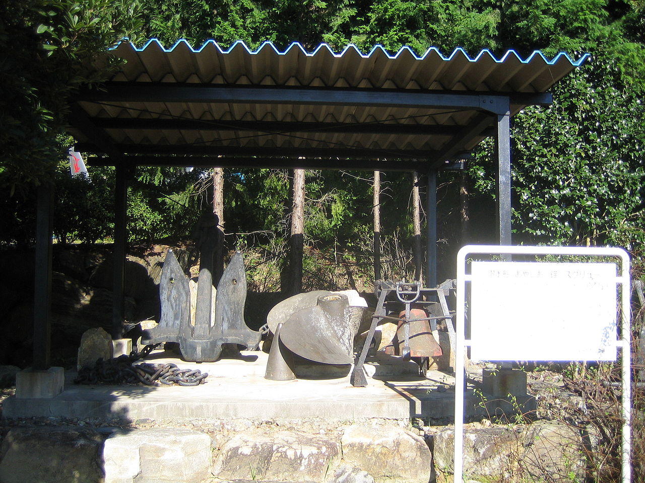 Anchor and screw of the SS511 Oyashio.jpg